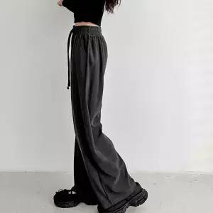 여자 트랙수트 잔골지 넓은 FW 골덴 팬츠 바지 모직_Z