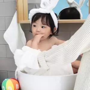 테리파머 메이슨 목욕장갑 오가닉 울트라소프트 신생아목욕 장갑 2장