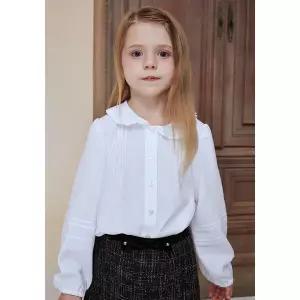 [빈](타임스퀘어점패션관)BA14BL01WT 화이트 프릴 카라 블라우스