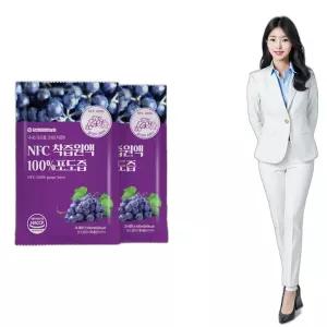 NFC 착즙 포도즙 100ml 30포 기운없을때 60대아빠생일선물 건강제품 거래처선물