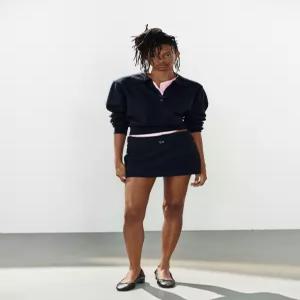 ZARA 벨트 큐롯 스커트 - 블루 3067/423/407