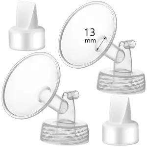 Momstouch 13mm 플랜지와 덕빌 밸브는 Spectra S1 S2 9와 호환되며 원래 부품이 아닌 펌프 교체 가능한