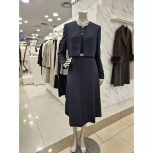 [하프클럽/] 세이브존01 자켓 레이어드형 원피스 M1AGWO1940_A