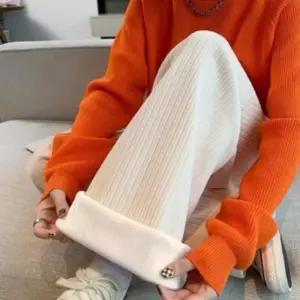 [라일리여성의류] Rly F/W 여성용기모바지 코듀로이팬츠 프리미엄 밴딩