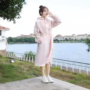 방수 여성 트렌치코트 집업 캐주얼 우비 비옷 우의 형 스런 골프 예쁜