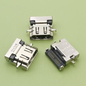 5pcs 19P HDMI 호환 포트 Asus Lenovo HP Samsung 등 노트북 마더 보드 용 새 HD 암 잭 PCB 소켓 커넥터