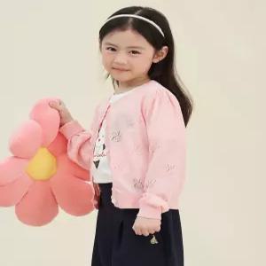 빈폴 키즈 BI545AG01X 아동 가디건 유아 빙키 스카시 카디건 핑크 4987392