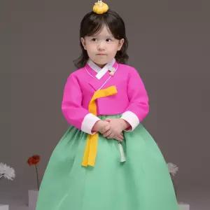 QT60028-보라설렘 여아한복 아동한복