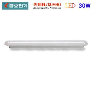 금호전기 번개표 LED 등기구 기존 FPL 형광등 대체용/일자형/30W/간편설치/P3065