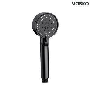 보스코 5단 샤워기 블랙 V-122 샤워헤드 수압조절 경량 욕실 공기분사 절수