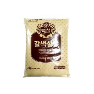 MZ_조미료 설탕 갈색설탕 중백 3kg CJ 백설