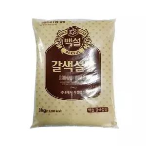 MZ푸드 CJ백설 갈색설탕 중백 3kg