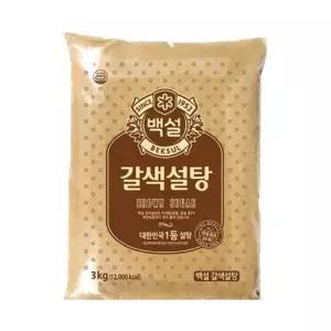 [백설] 갈색설탕 3kg