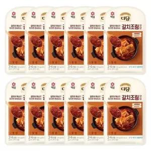 [CJ제일제당][T]백설 다담 갈치조림양념150g x12개