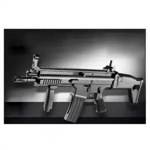 아카데미 FN SCAR-L CQC BB탄총 에어건 (17110) (블랙)