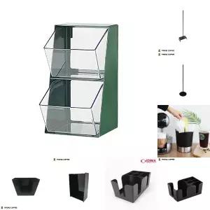 카페 탕비실 캡슐 커피 티백 보관 카페빈 디스펜서 CD50/소품/매장/정리/디스팬서/업소용/가게/다용도/식당