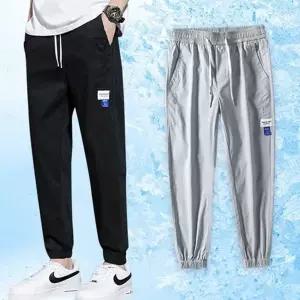 남자 조거 팬츠 쿨링 데일리 밴딩 남성 조거 팬츠 9부 바지 카고 트레이닝 드라이 운동