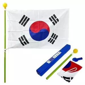 대한민국국기 태극기+케이스 보관함 국기 계양 조기 한국 공휴일