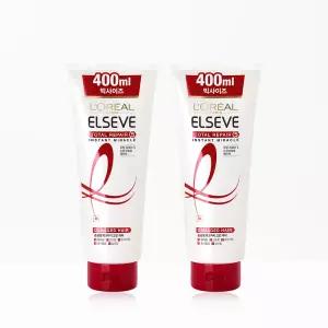 로레알파리 손상모 전용 토탈 리페어 5 세라마이드 트리트먼트 400ml 2개
