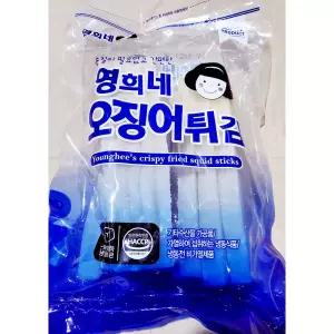 대왕 오징어 몸채(튀김용 700g) 냉동 탈피 오징어튀김 업소용 오징어채