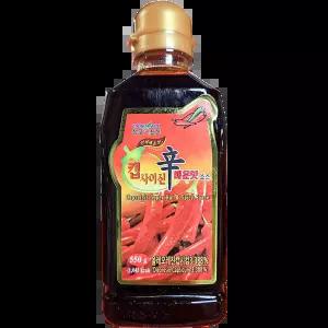 캡사이신소스 (청우 550g) 배달전문점 가정집 불고기용 매운