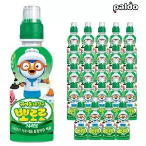 빠른 배송 뽀로로 사과맛 사과맛음료 음료 235ml 24개 뽀로로음료 아이음료 서치D1