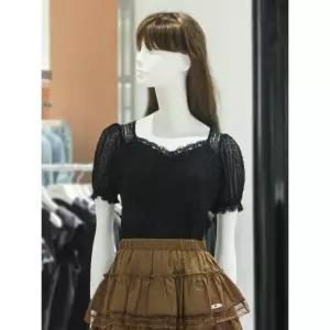이월수량 에고이스트 링클 레이스넥 티셔츠 ES2JT604 2804025