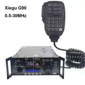 Xiegu G90 0.5-30MHz HF 아마추어 라디오 20W SSB/CW/AM/FM SDR 구조 자동 안테나 튜너 송수신기 내장