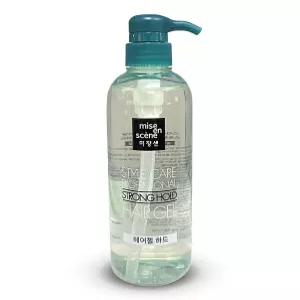 생활 미쟝센 스타일케어 웨트헤어 스트롱 홀드 헤어젤 하드 숏커트용 500ml 짧은머리손질 남자헤어제품 짧