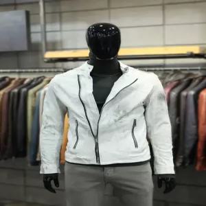 이태리직수입 빈티지이펙트 슬림핏 양가죽바이커자켓 f-aljp03wh1390862