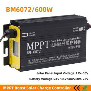 MPPT 태양광 부스트 충전 컨트롤러 부스터 배터리 전압 조정기 공장 가격 600W 24V 36V 48V 60V 72V