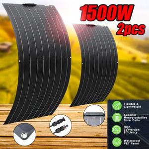 1500W3000WSolar Panel1000W2000W 태양열 고효율 휴대용 전원 은행 가정용/캠핑용 유연한 충전 야외 태양 전지