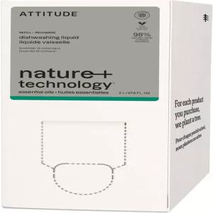 ATTITUDE 주방 비누, EWG 인증, 식물 및 미네랄 기반 성분, 비건 크루얼티 프리 가정용 제품, 라벤더 로즈