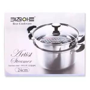 큰냄비 찜통 아티스트2단찜기(24cm) 대형냄비 [a187AB1]