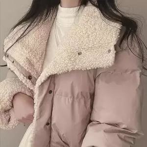 [라일리여성의류] Rly 여성 겨울 양면 숏패딩 데일리 잠바 뽀글이 점퍼