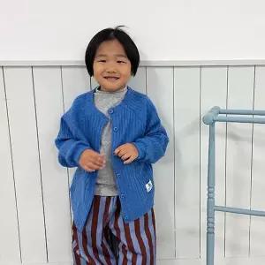크레용가디건 26 가을 유아동 키즈 어린이 주니어 카디건