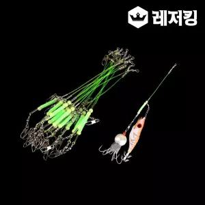 국산 야광 쭈꾸미낚시채비 15개입 쭈꾸미낚시용품