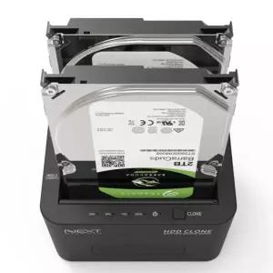 컴퓨터 외장하드 독 도킹스테이션 콤보 2베이 USB3.0