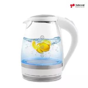 키친아트 럭시 원 무선 유리포트 EKGF-1201 전기 유리 주전자 1.5L 티포트 가정용