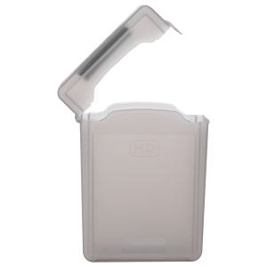 IDE SATA HDD 하드 드라이브 디스크 플라스틱 수납함 박스 5개 3.5 인치 케이스 인클로저 커버 그레이