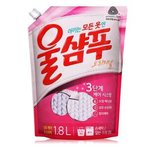 (정품) 한국산 애경 울샴푸 오리지널 1.8L/애경 울샴푸 오리지널/울샴