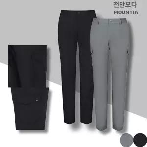 [마운티아]마운티아 신축성이 좋은 소재 여성 봄 카고 바지  등산바지 일상