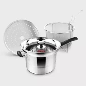 [셀러허브 1]키친아트 찜 냄비 국수 냄비 채반 찜판 찜기 18cm