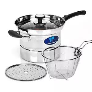 [셀러허브 1]키친아트 찜냄비 국수 찜기 찜솥 찜통 냄비세트 18cm