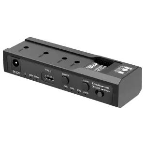 인네트워크 C타입 to M.2 NVMe SSD+2.5 3.5 SATA HDD 복사 도킹스테이션 INV171