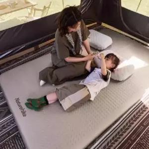 네이처하이크 캠핑 에어매트 자충 매트 에어침대 1인용 펌프있음 에어매트리스