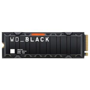 WD_BLACK 1TB SN850X NVMe 내장 게이밍 솔리드 스테이트 드라이브(히트싱크 포함) - Playstation 5, Gen4 PCIe, M.2 2280, 최대 7,300MB/s WDS100T2XHE에서 작동합니다