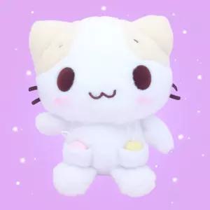 산리오 마슈마로 인형 마시멜로 후와후와 냥코 야옹이 고양이 굿즈 선물 캐릭터 인형 25cm