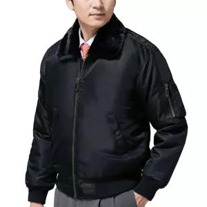 M- KSK-146 남자 춘추 점퍼 블랙 M~4XL 근무복 작업복 유니폼 가을 겨울 회사 잠바 자켓 빅사이즈 일육