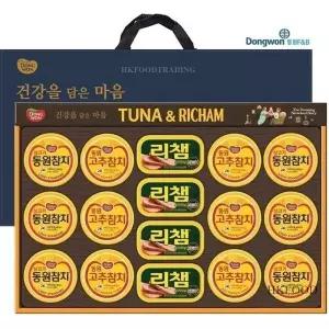 동원참치 튜나리챔64호 선물세트